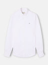 Chemise sport oxford à rayures roses