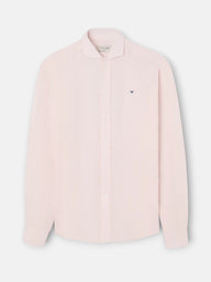 Camisa desportiva de linho rosa