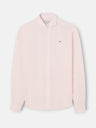 Camisa sport lino rosa