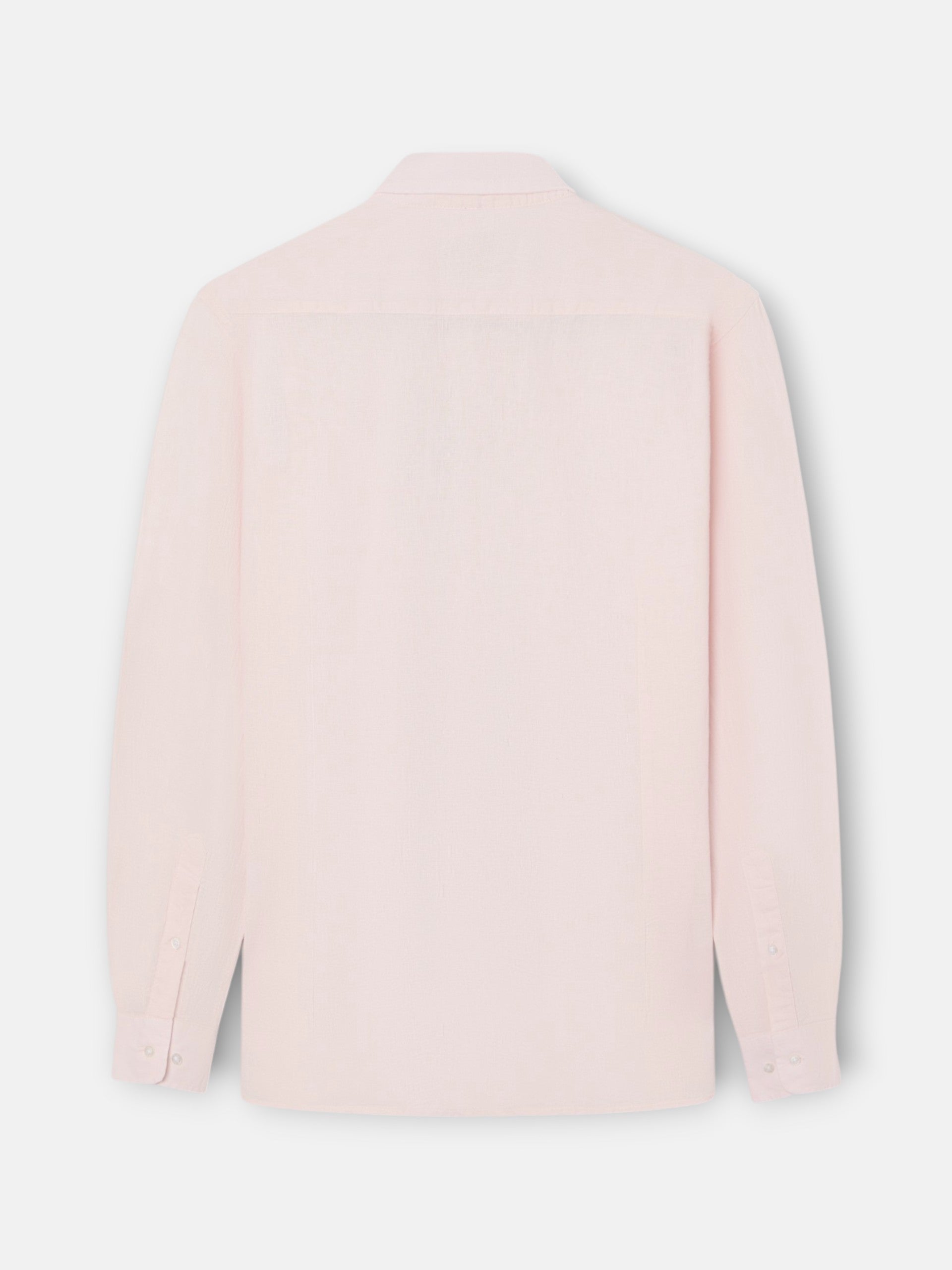Camisa desportiva de linho rosa
