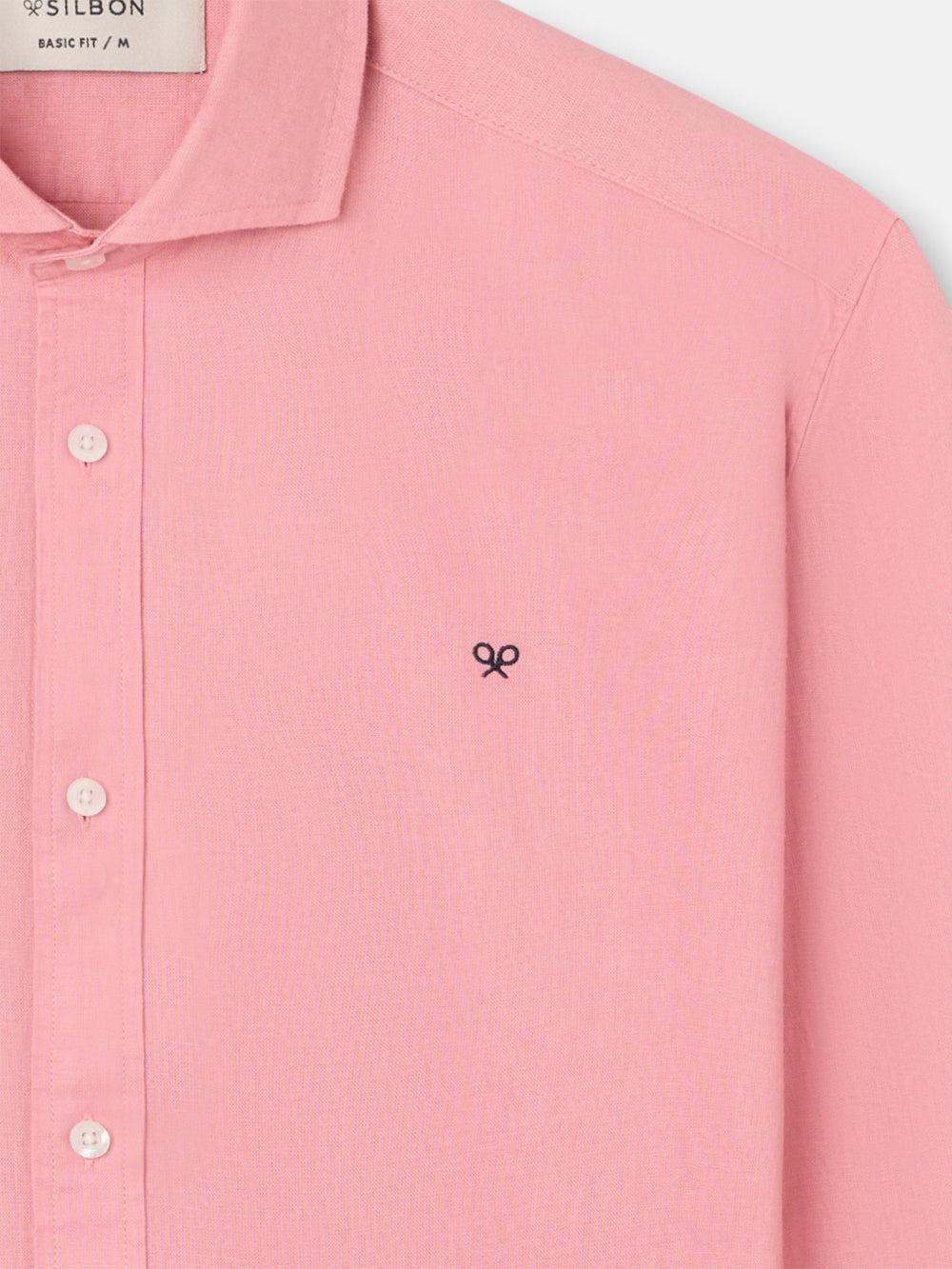 Camisa sport summer linho rosa