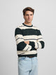 Wide Stripe Green SB Sweater