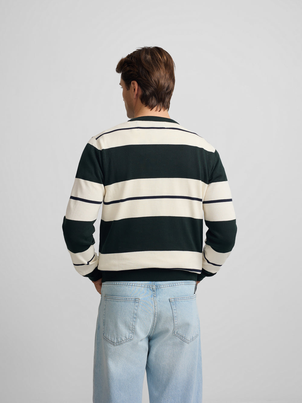 Jersey SB rayas anchas verde