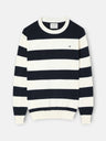 Jersey SB rayas marino crema