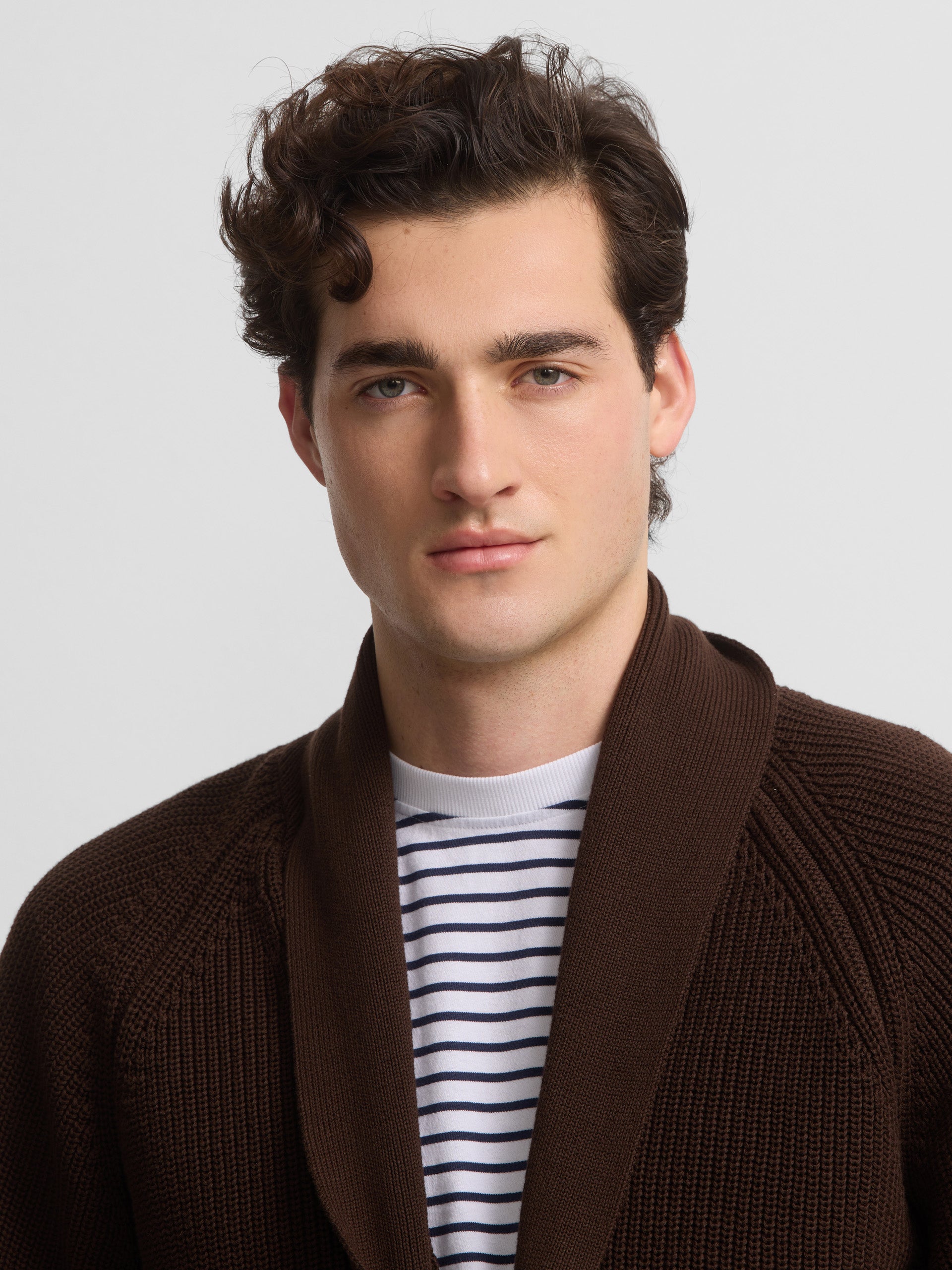 Cardigan canale cruise marron |