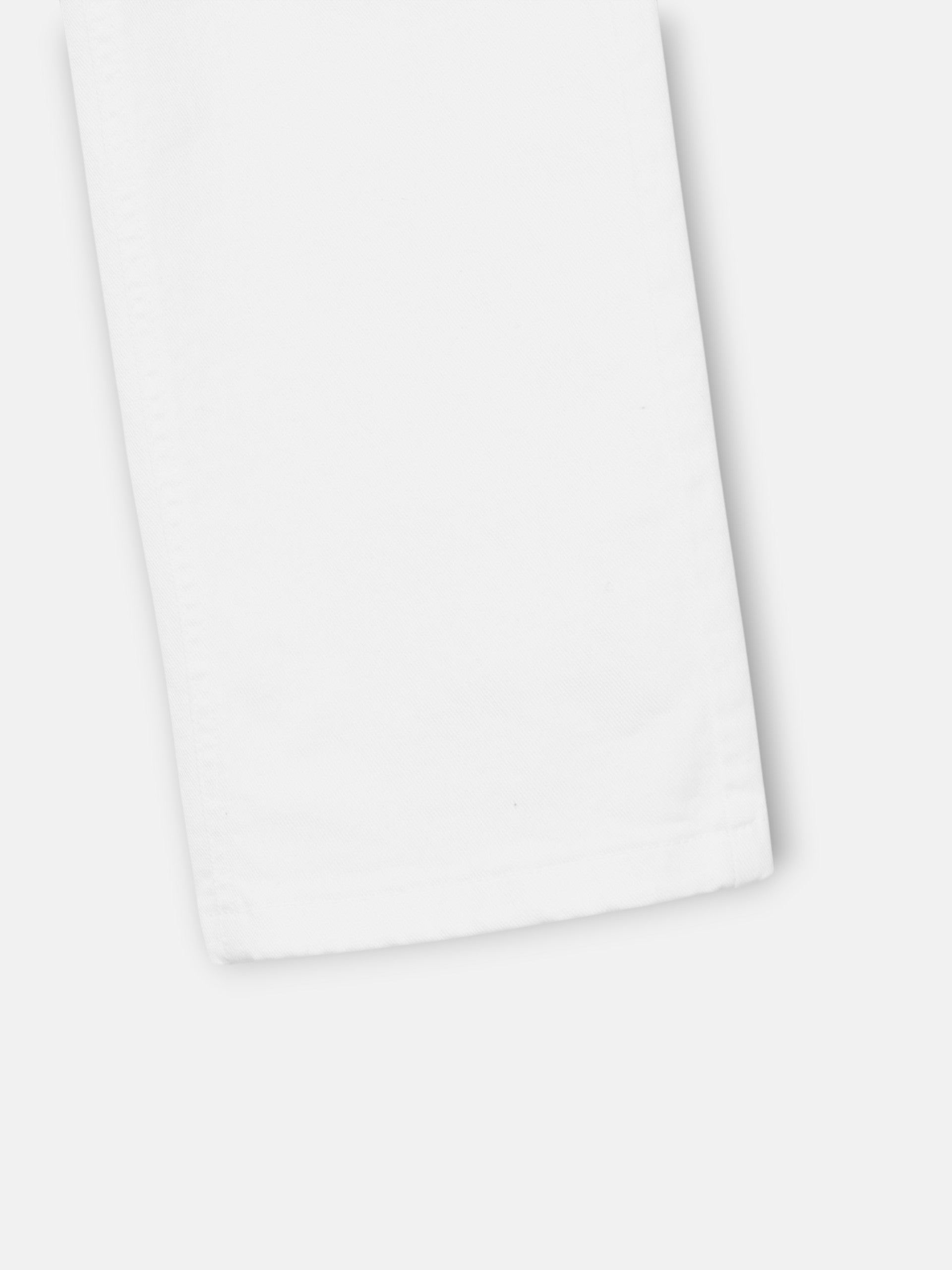 White cruise denim sport pants
