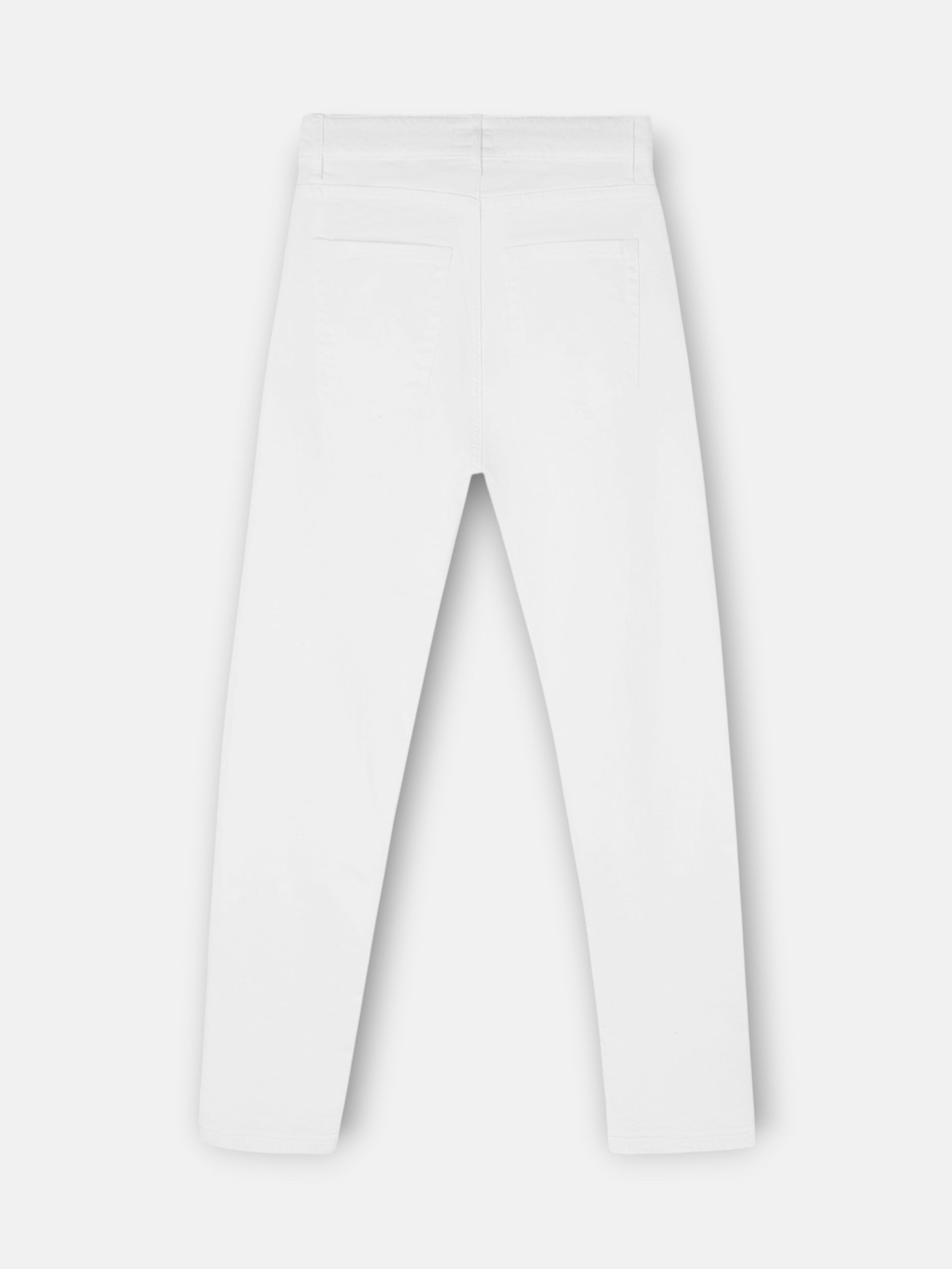 White cruise denim sport pants