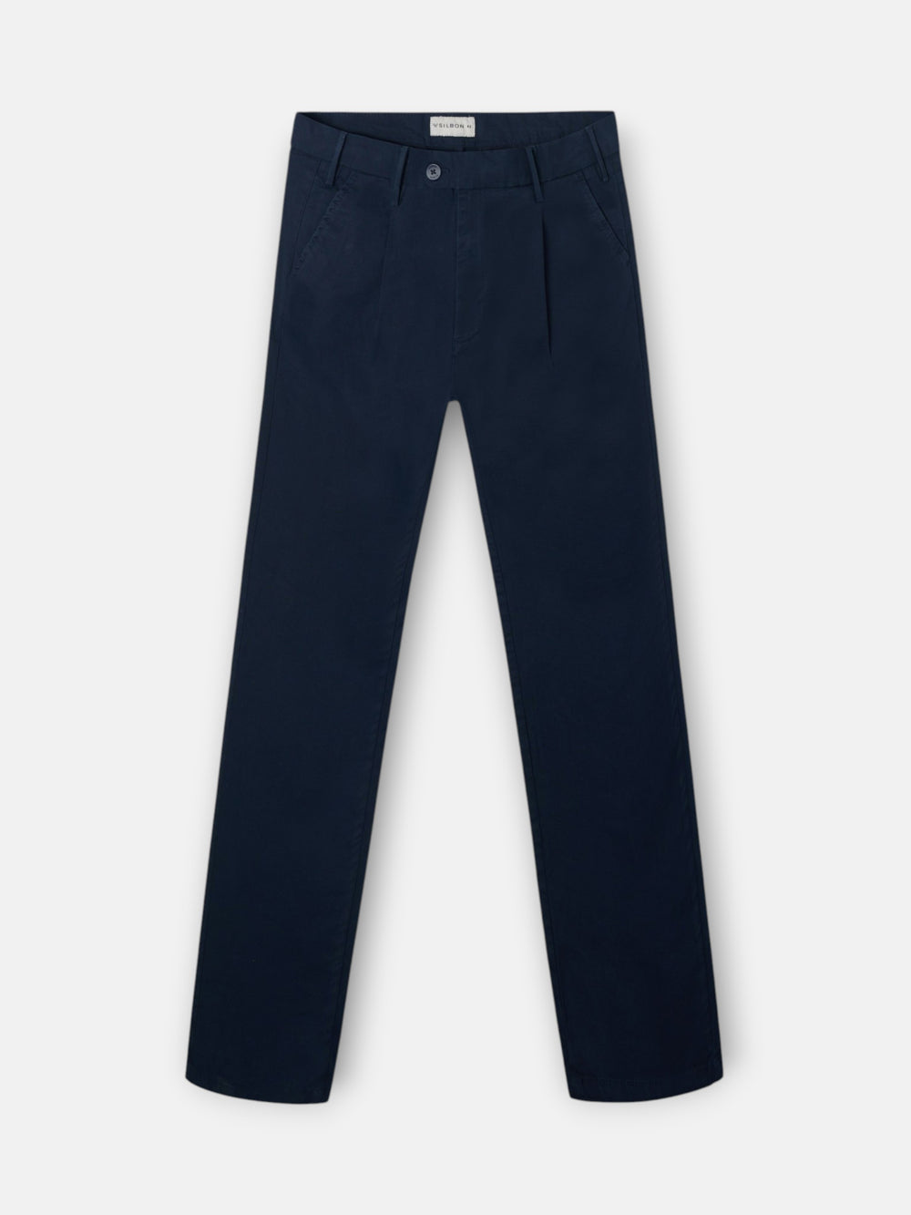 Pantalon sport chino pinzas azul navy