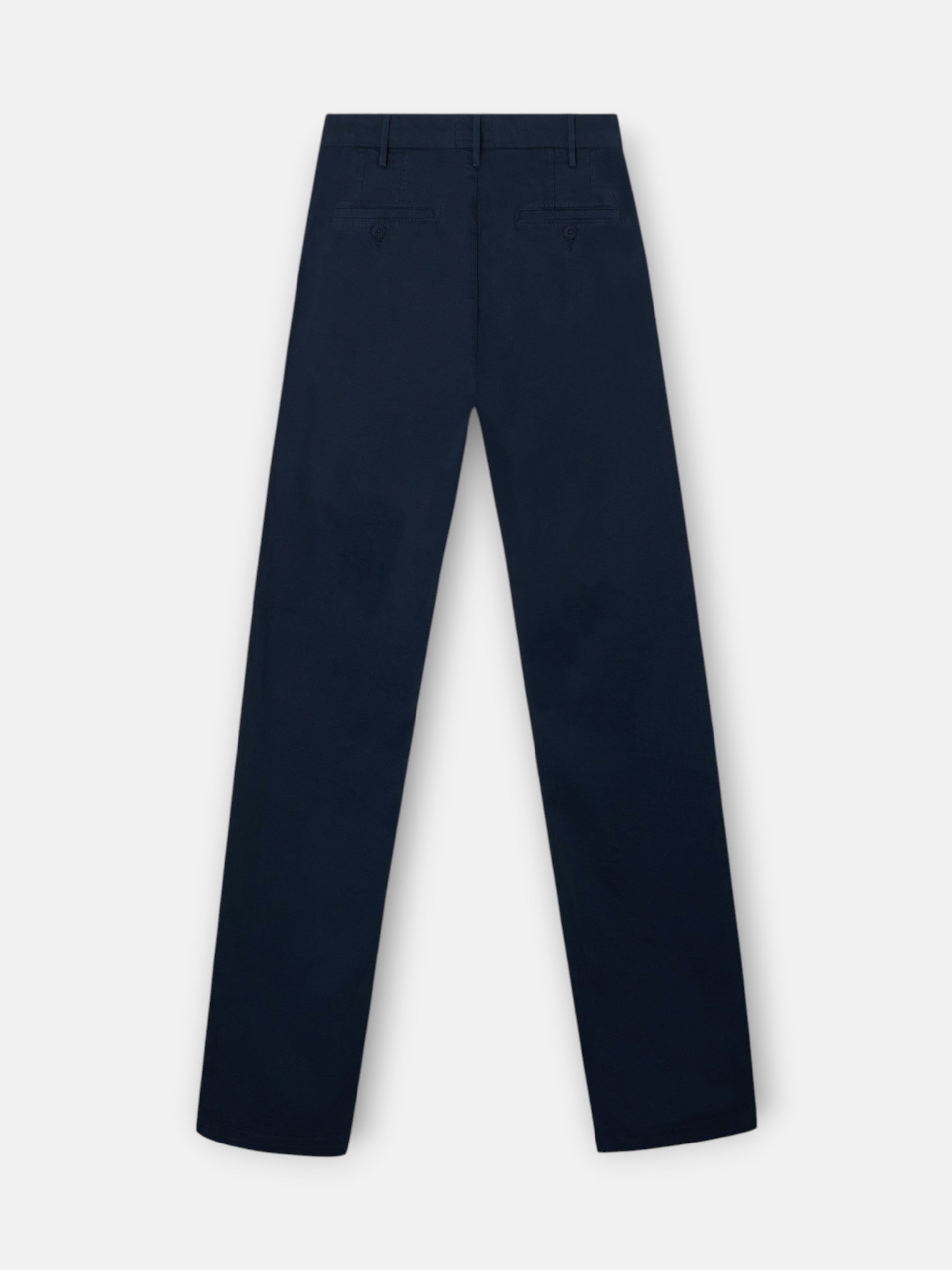 Pantalon chino sport à pinces bleu marine