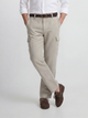Medium green linen cargo sport trousers