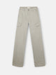 Pantalon sport cargo lino verde medio