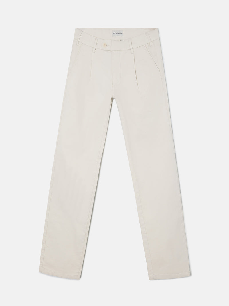 Pantalon sport chino pinzas piedra