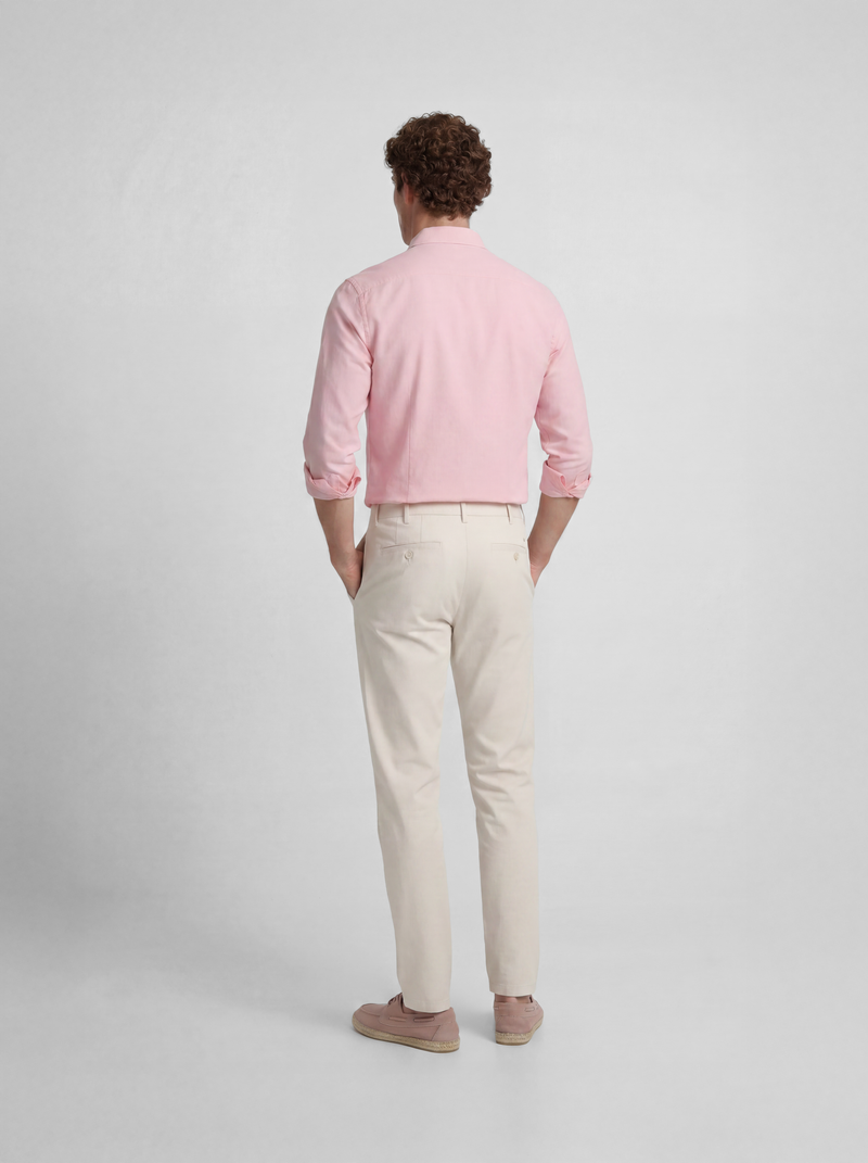 Pantalon sport chino pinzas piedra
