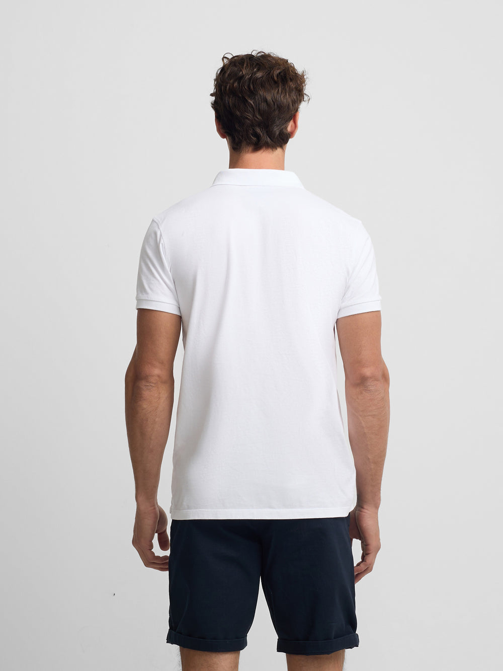 White polo shirt