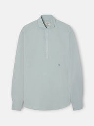 Camisa desportiva de linho verde claro