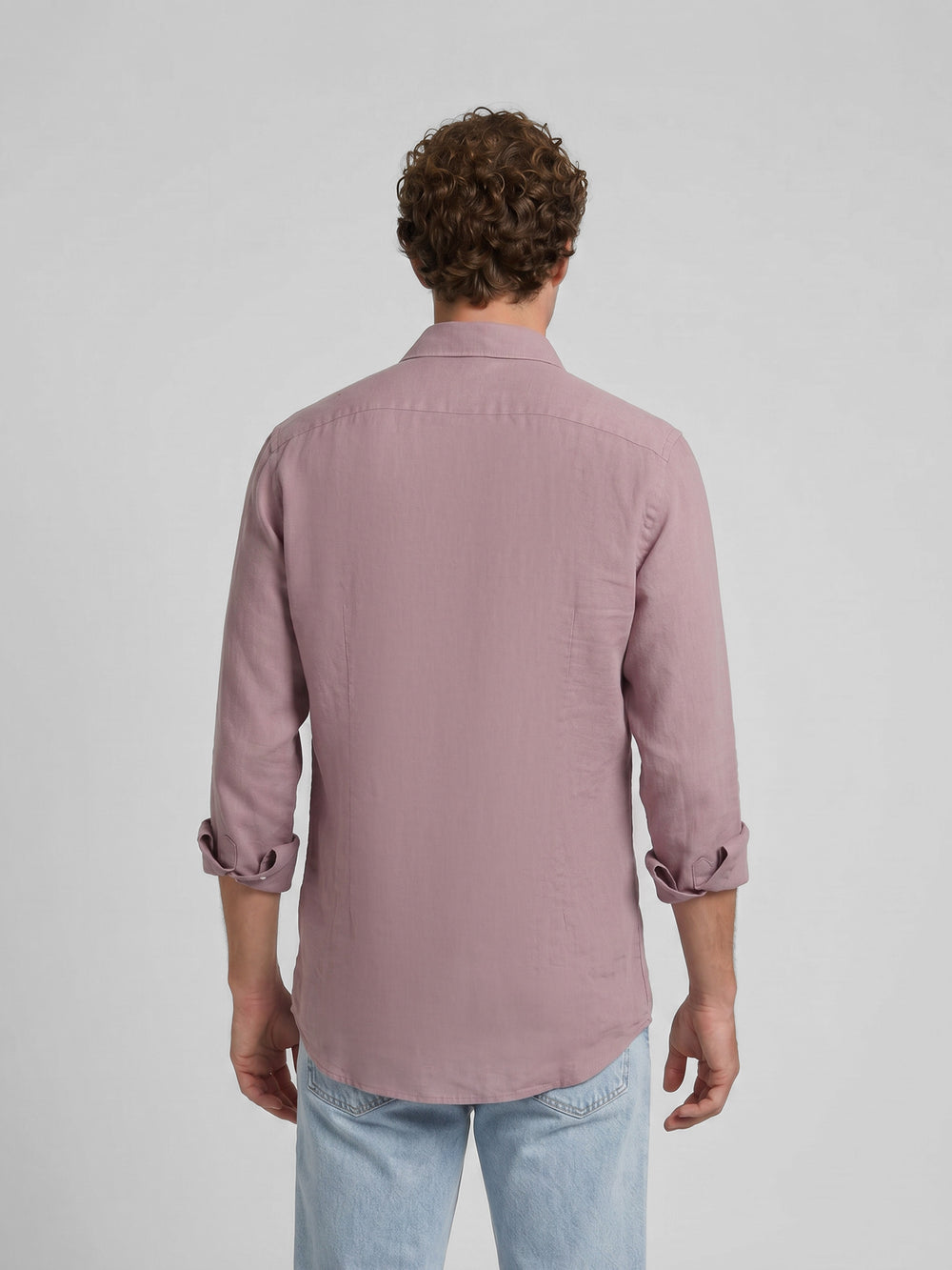 Polera sport lino burdeos