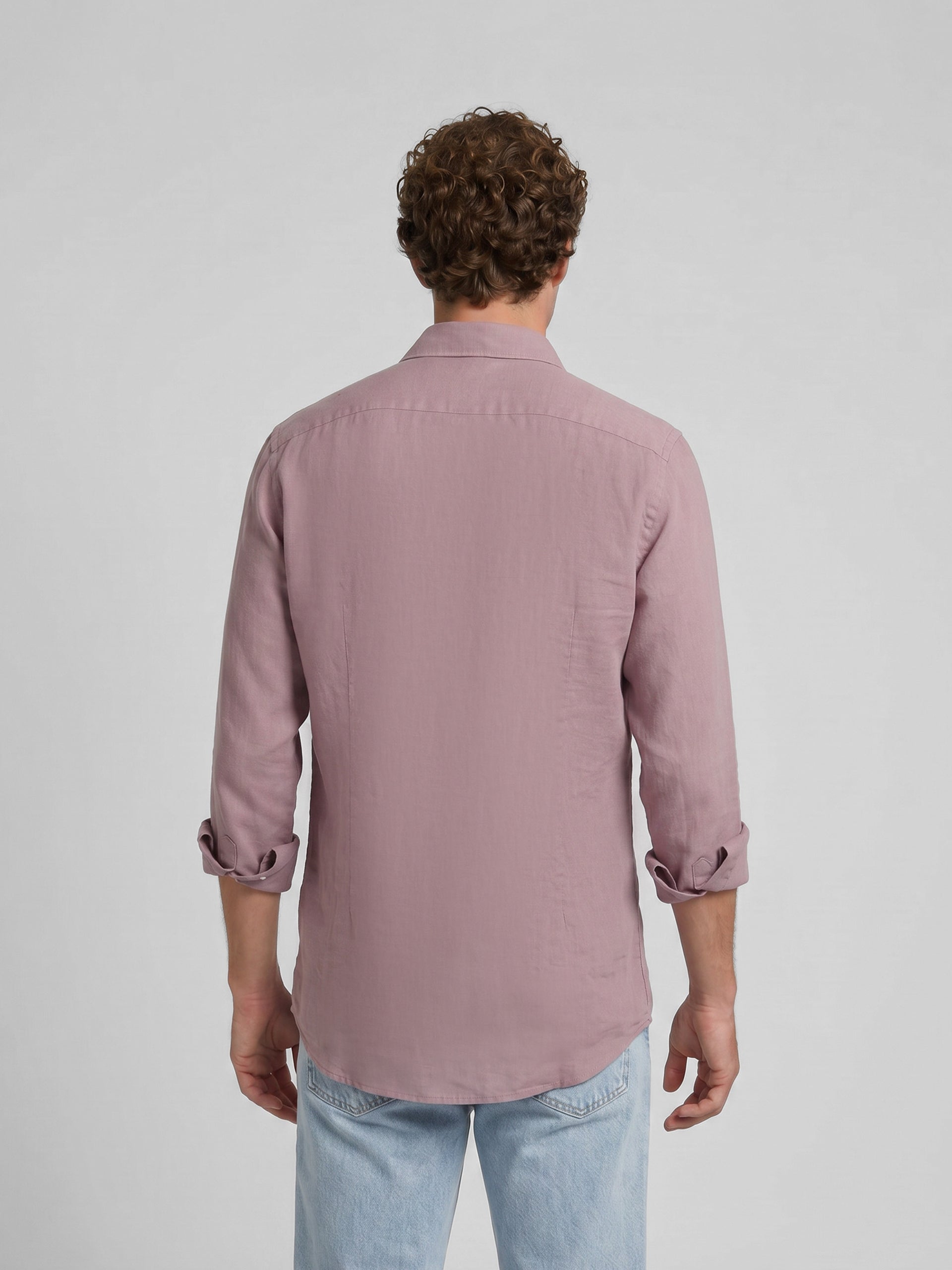 Polera sport lino burdeos