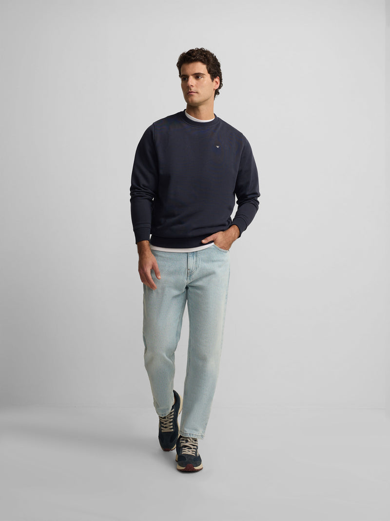 Navy blue Saint Tropez club sweatshirt