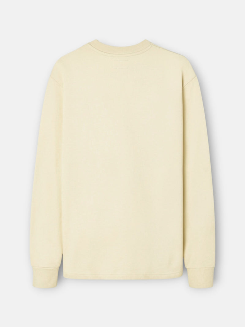 Sweat-shirt à poche cruise crème
