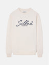 Sudadera pleasure crema