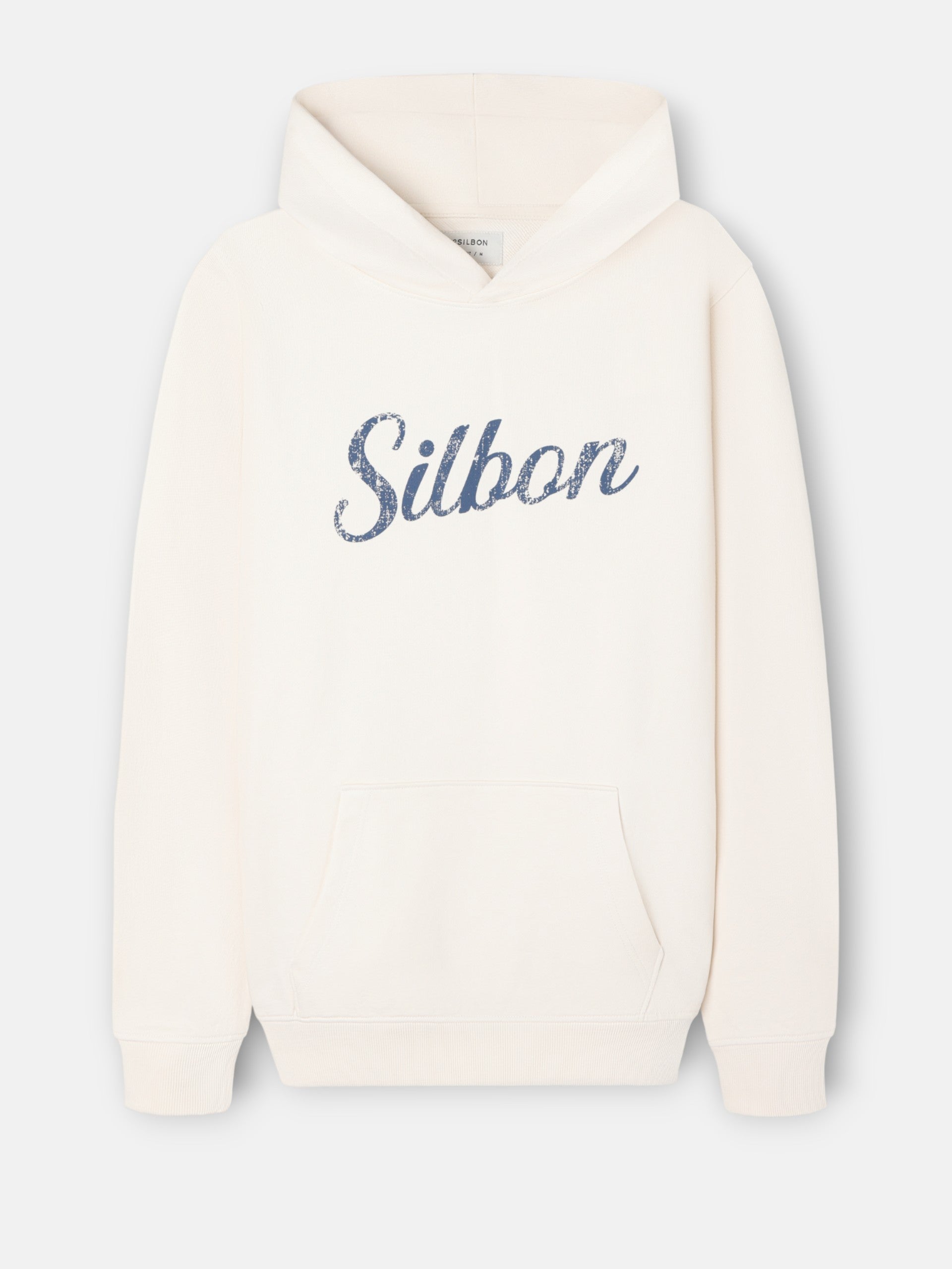 Sweatshirt com capuz Silbon vintage creme