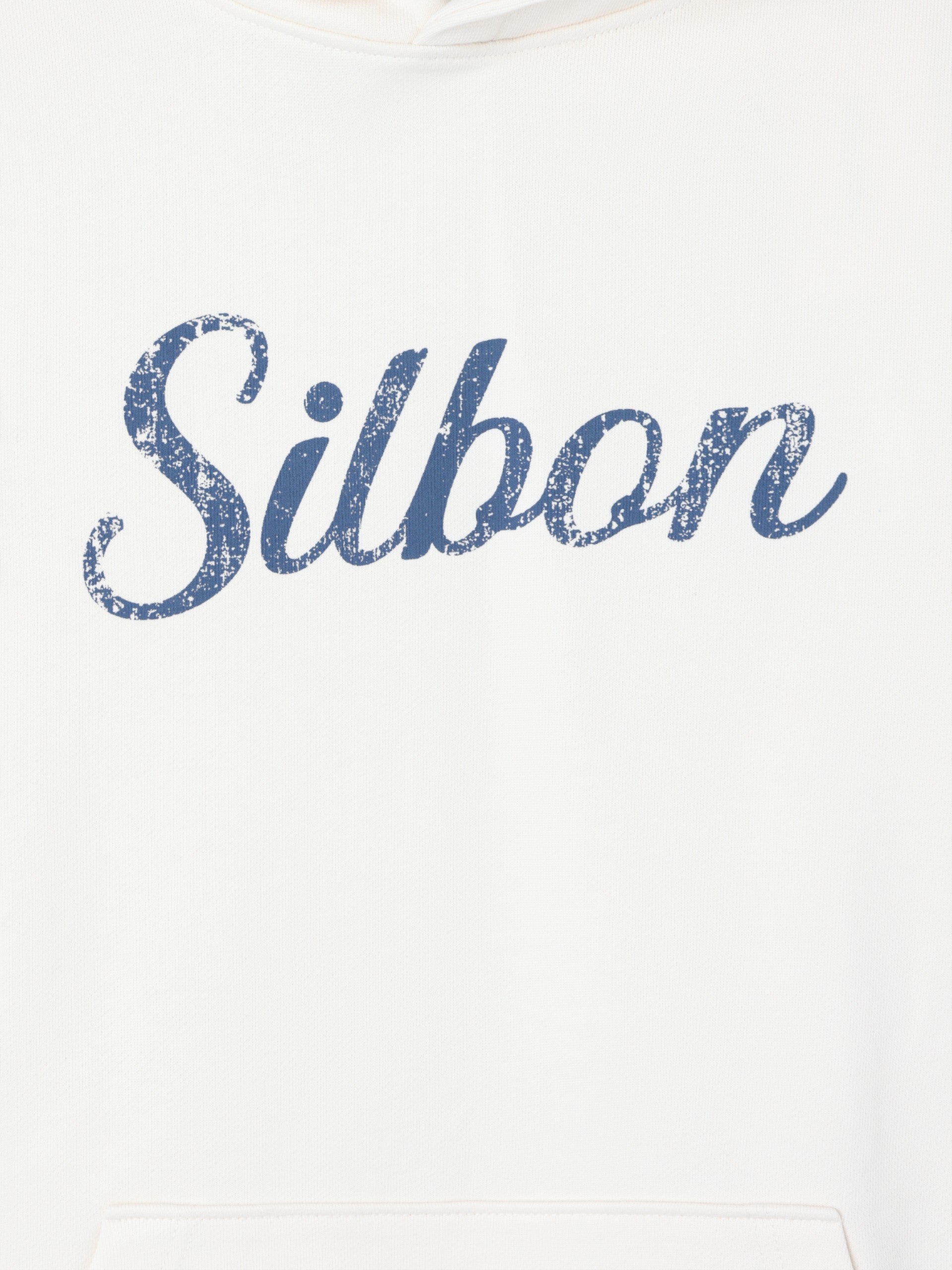 Sweatshirt com capuz Silbon vintage creme