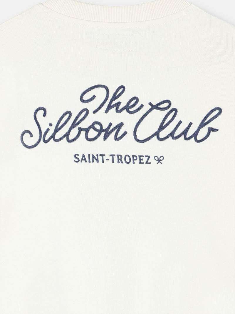 Sudadera club Saint Tropez crema