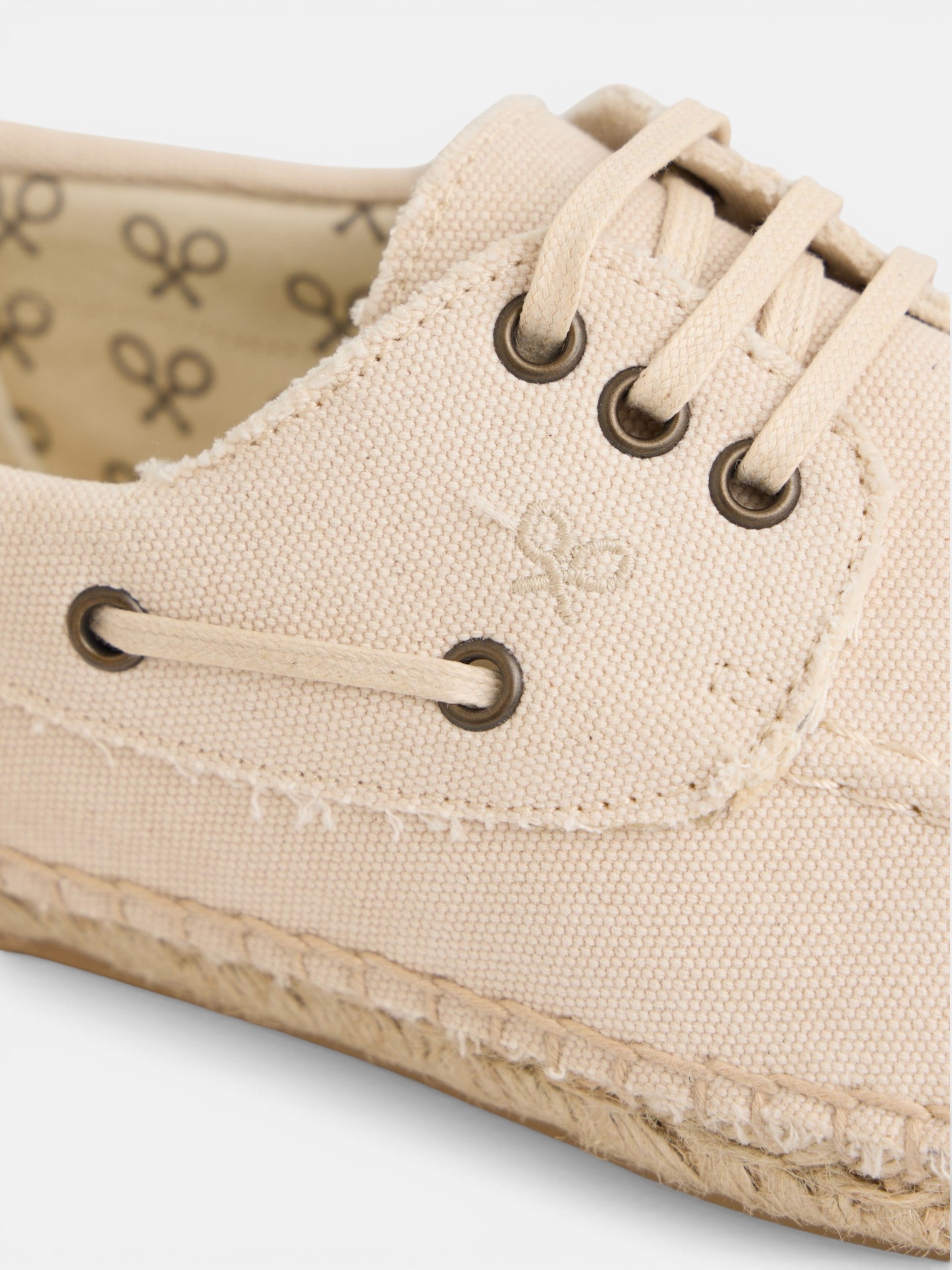 Alpargata cubierta nautica beige