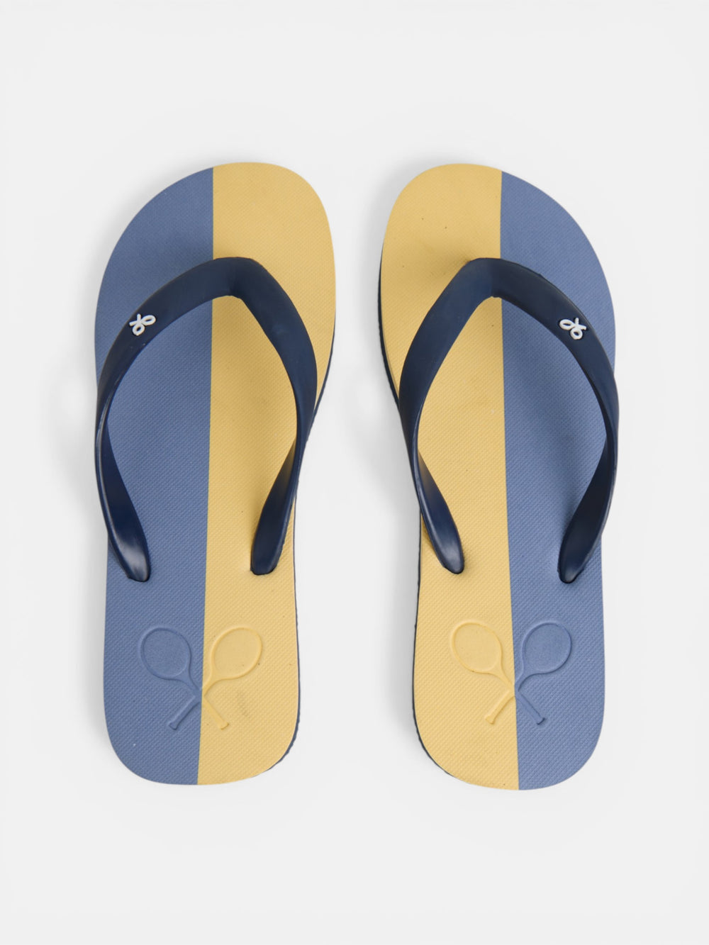 Chanclas raqueta bicolor amarillo