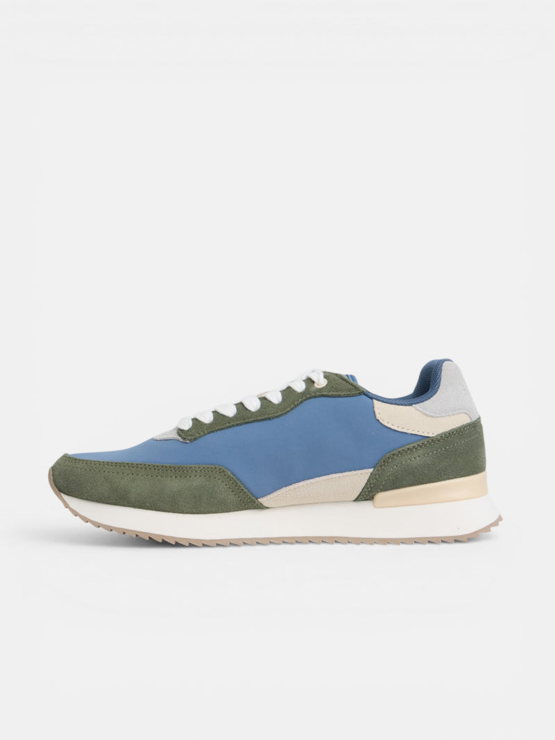 Baskets de course raquette vertes