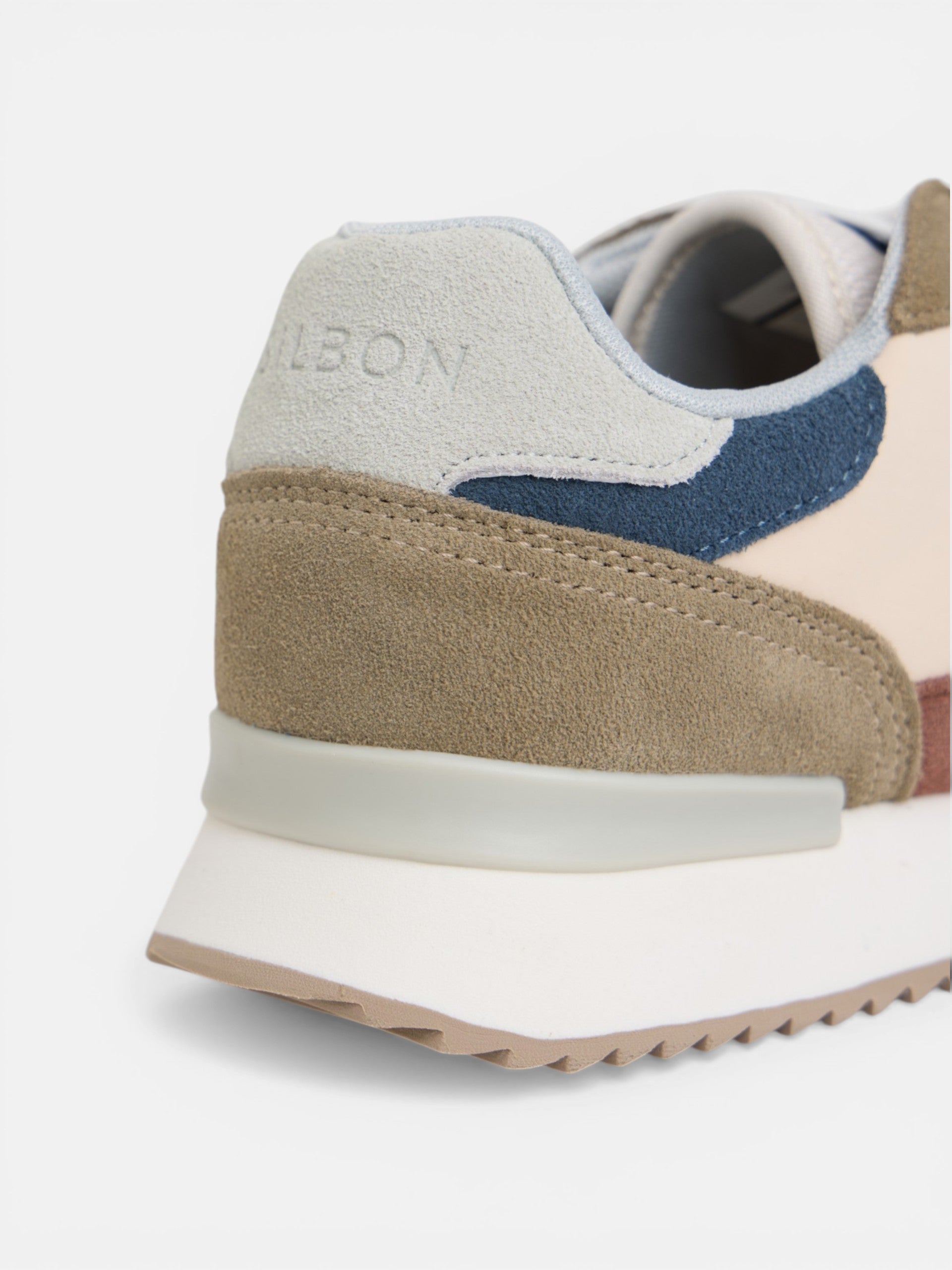 Zapatilla running raqueta beige