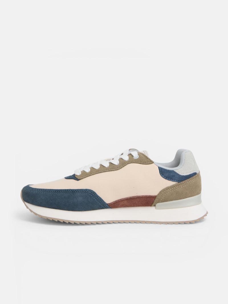 Baskets de course raquette beige
