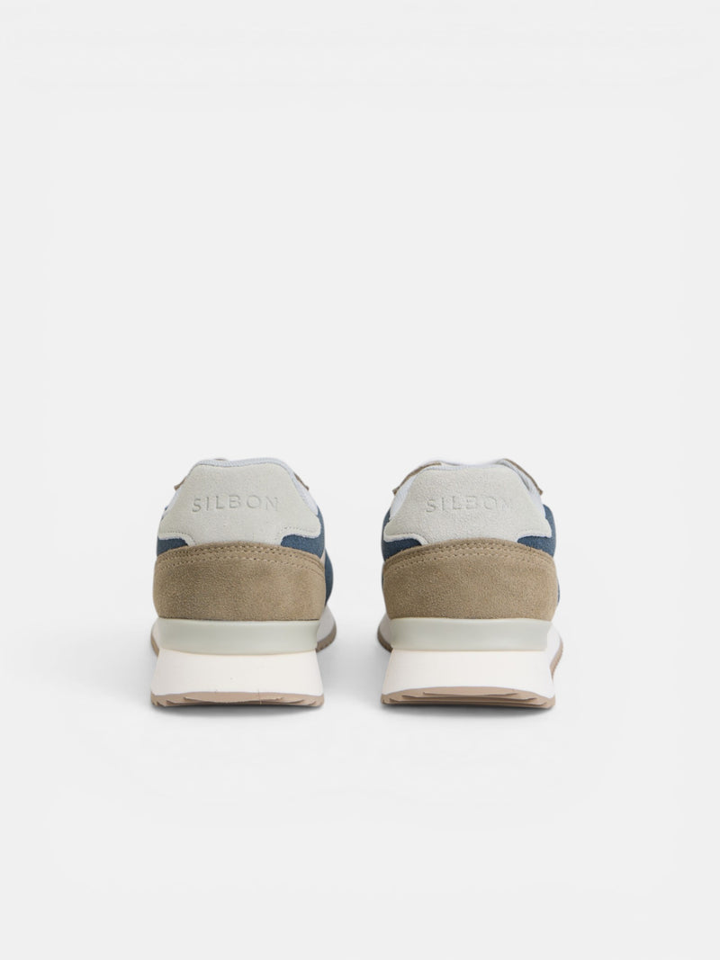 Baskets de course raquette beige