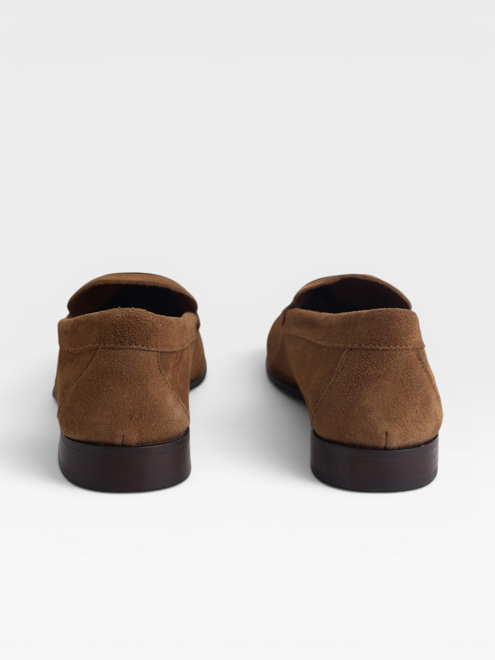 Brown suede Venetian loafer