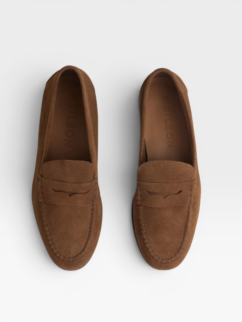 Brown suede Venetian loafer
