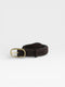Brown suede cruise belt
