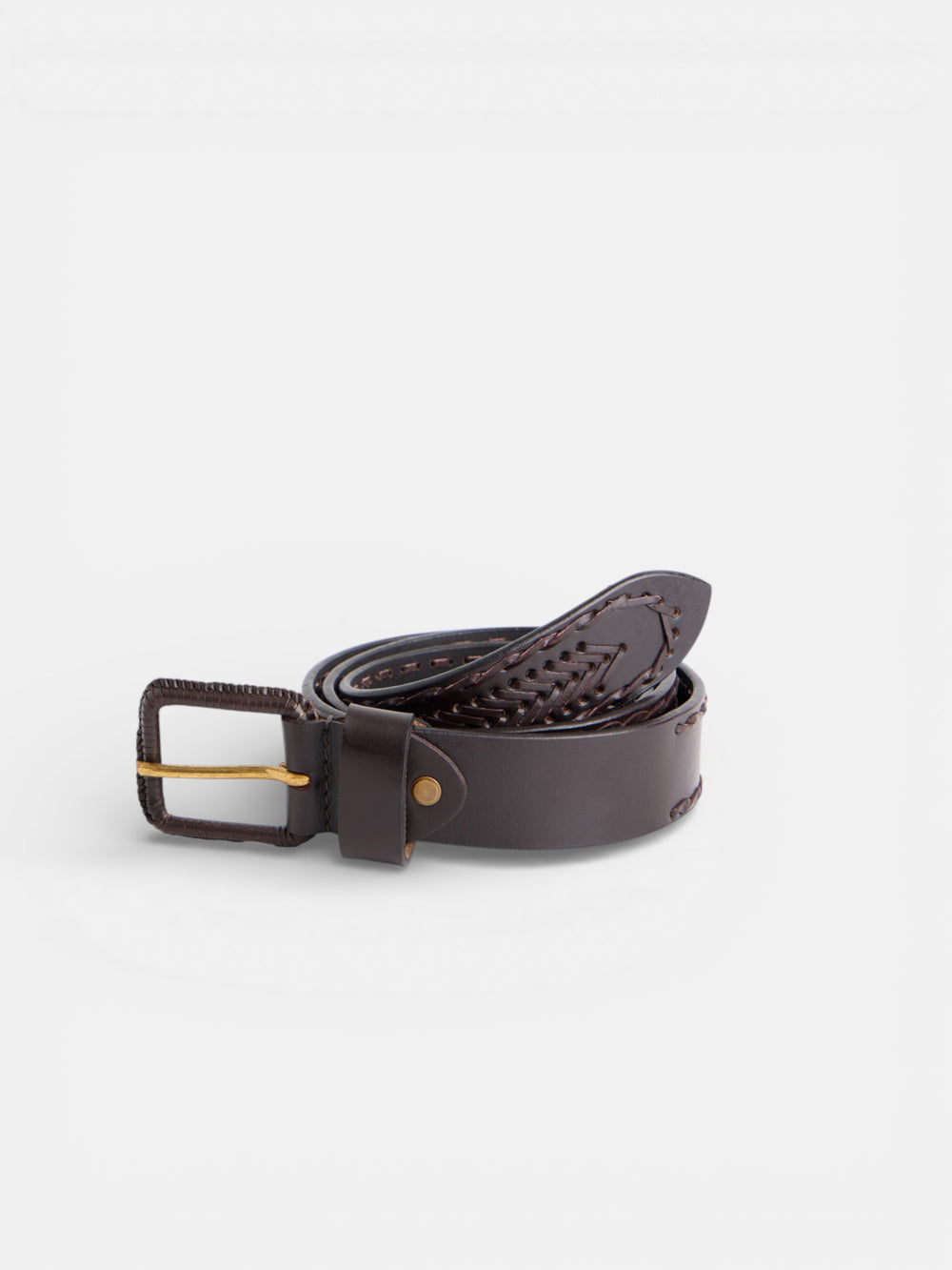Ceinture en cuir argentin avec fil