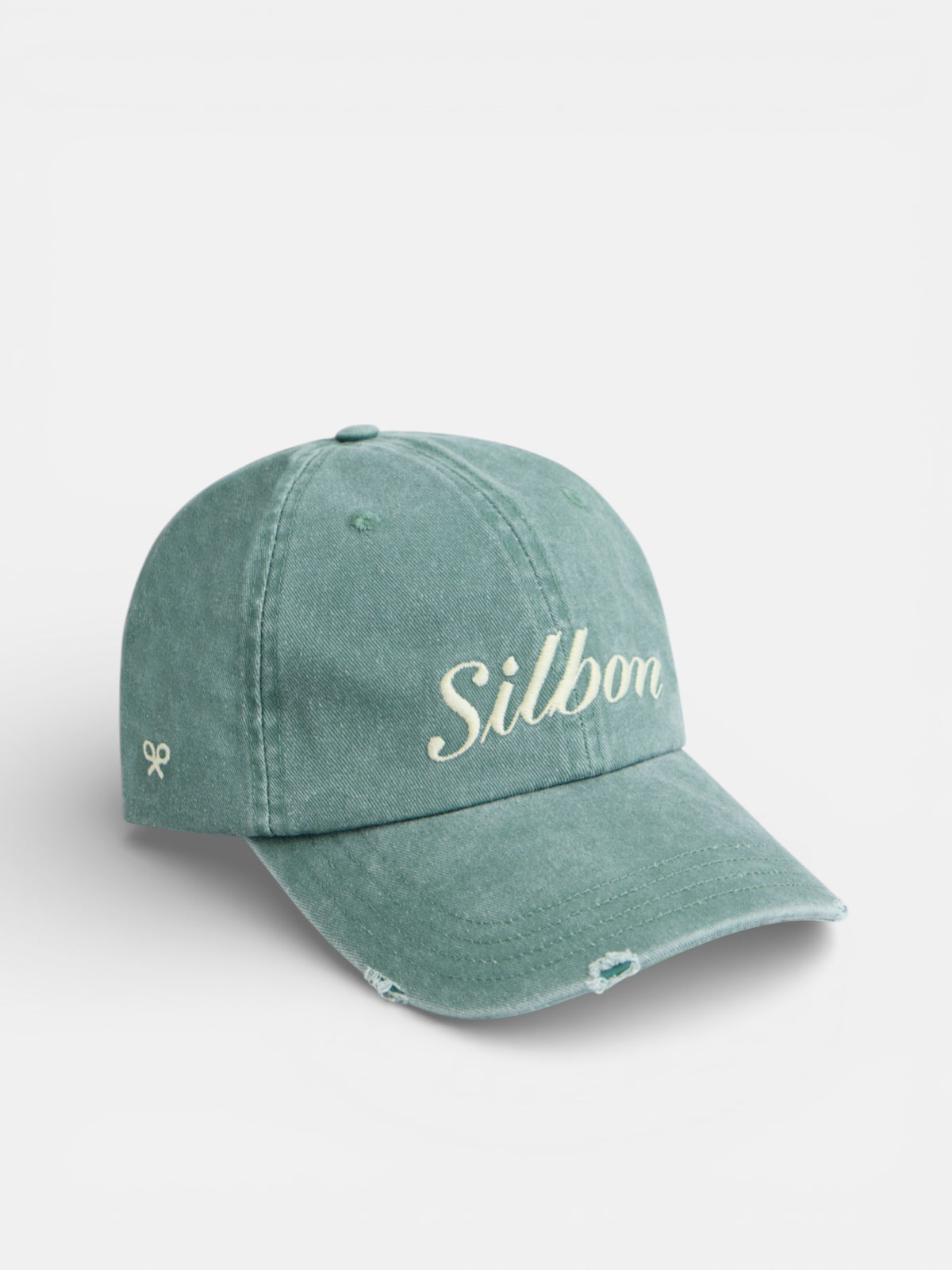 Gorra bordado medio verde