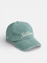 Green medium embroidered cap