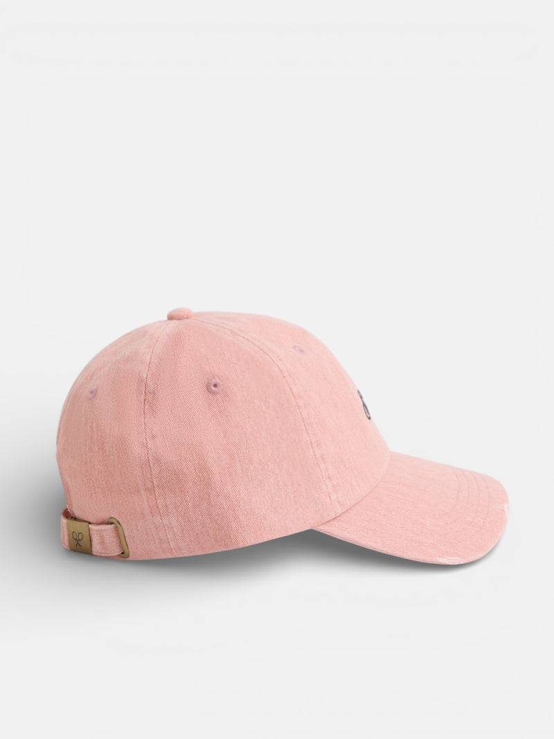 Boné Silbon estilo denim coral