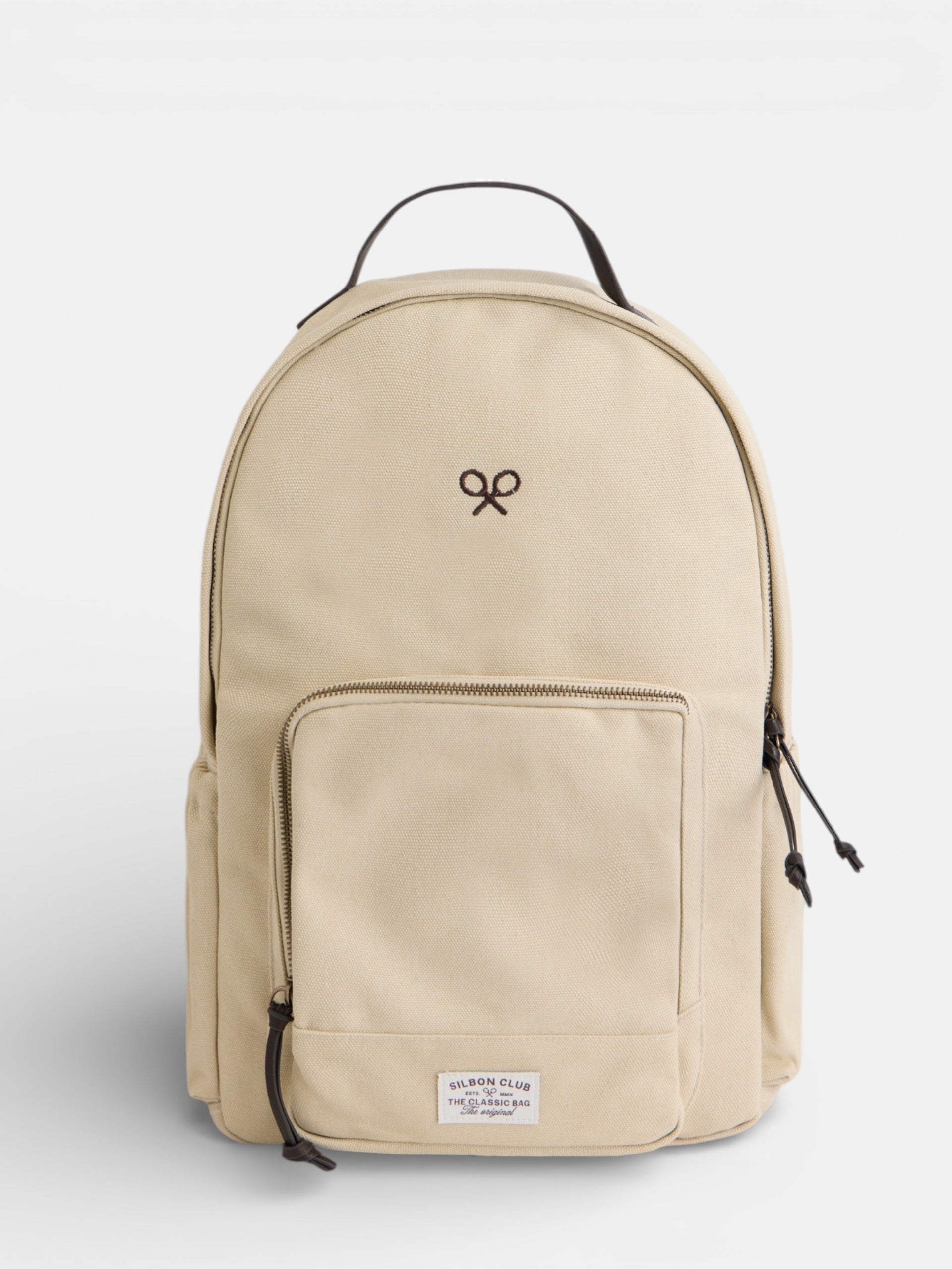 Mochila raquete bege médio