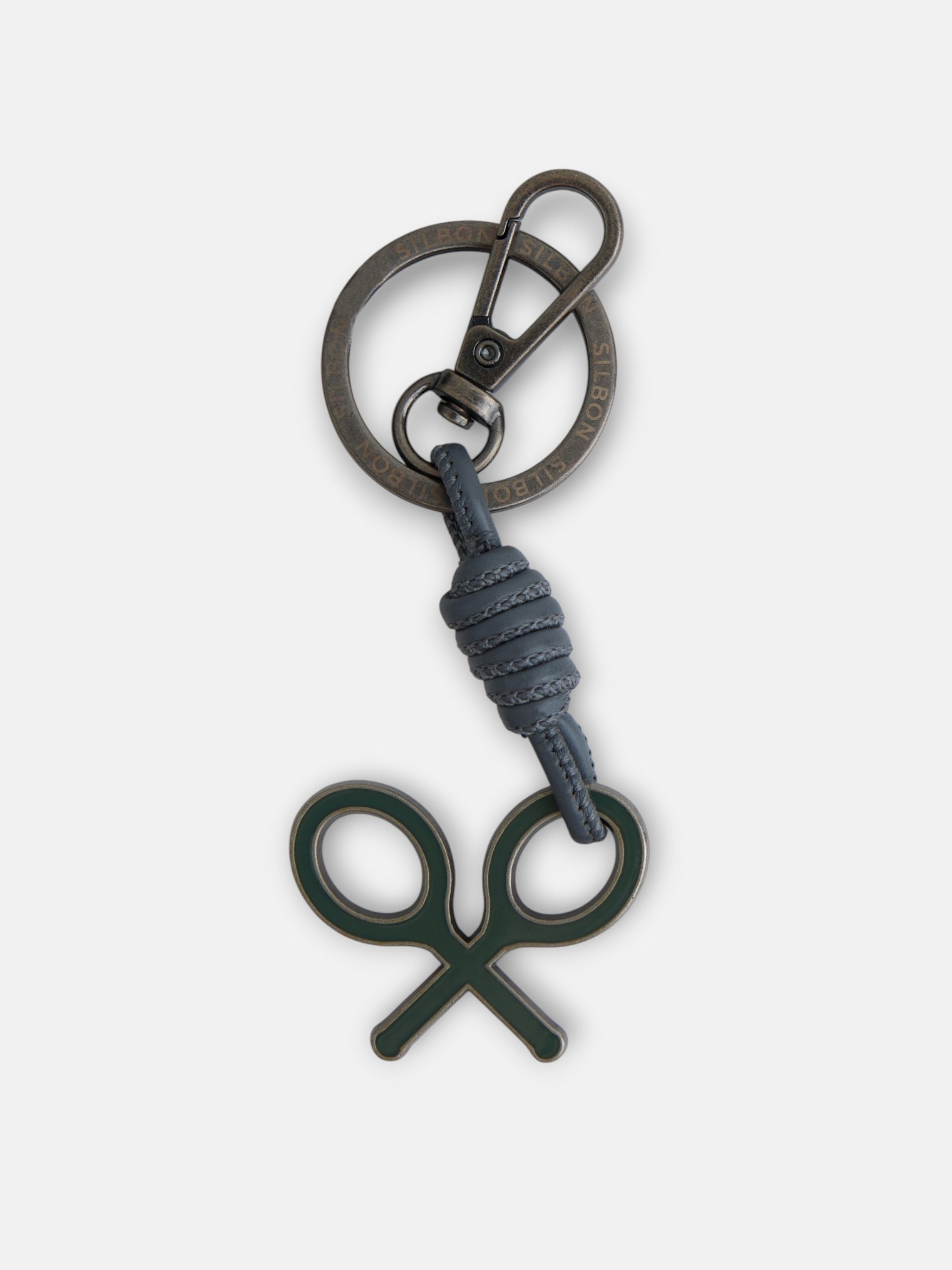 SB keyring blue knot