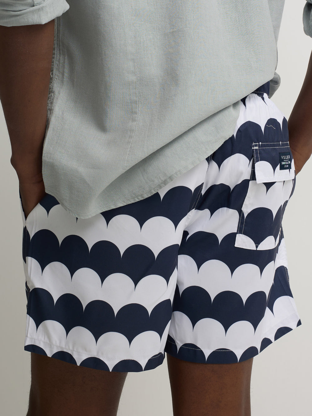 Bañador maxiolas azul marino