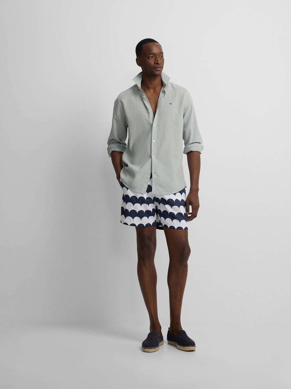 Bañador maxiolas azul marino