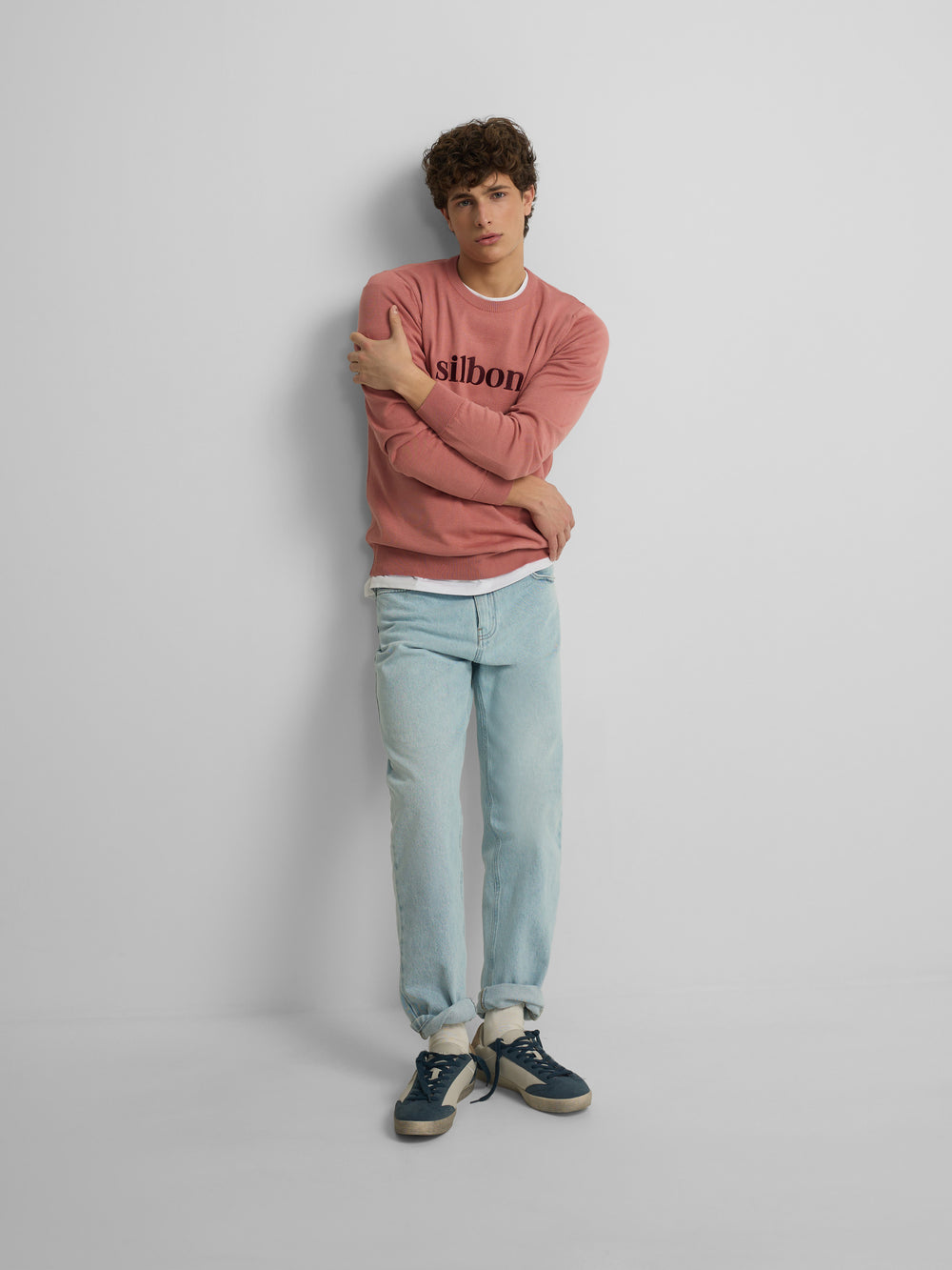 Medium coral Silbon jersey