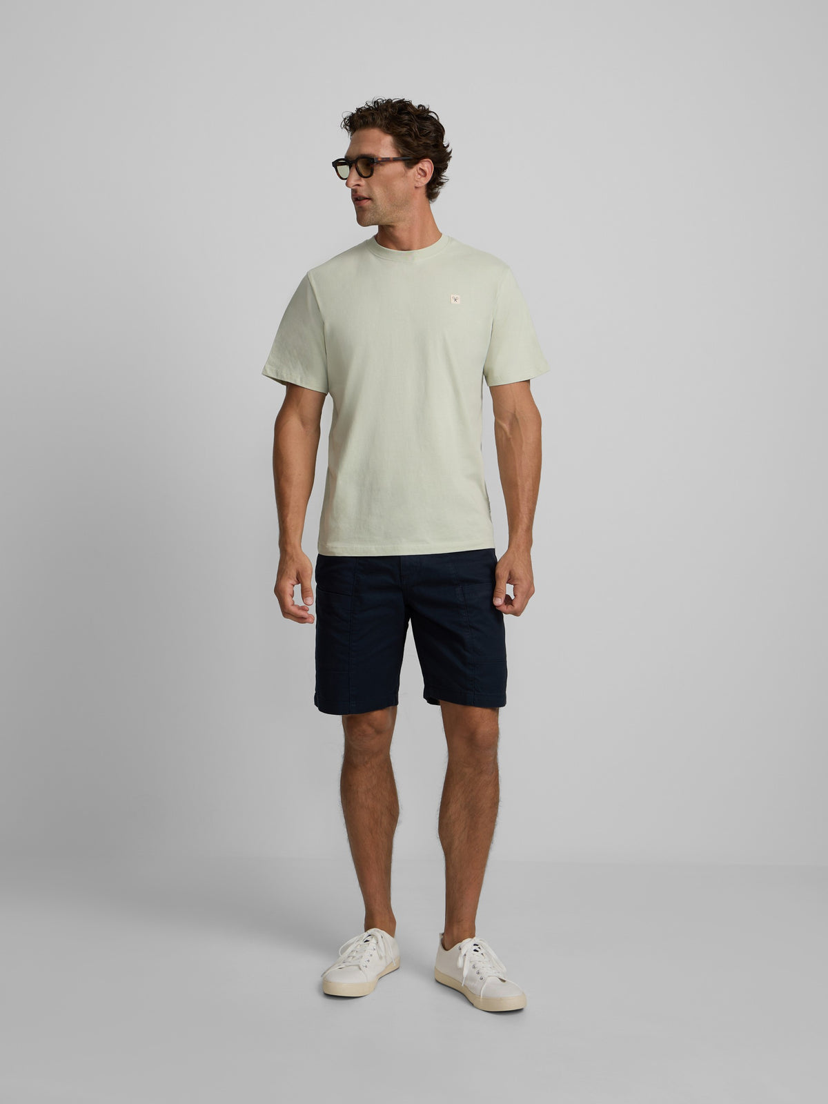 Bermuda poches bleu marine