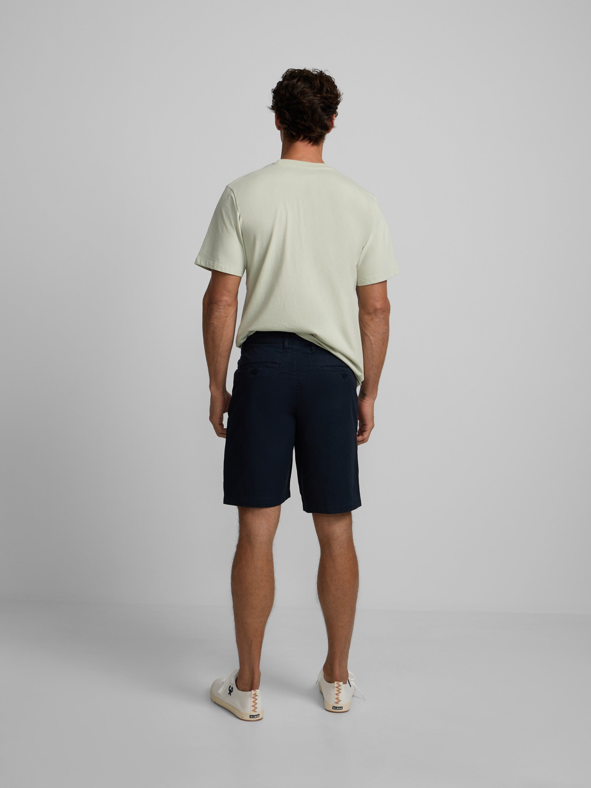Bermuda poches bleu marine