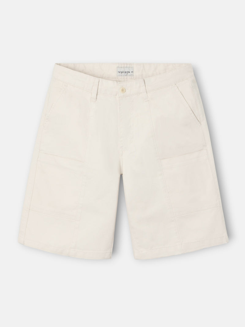 Stone pocket Bermuda shorts