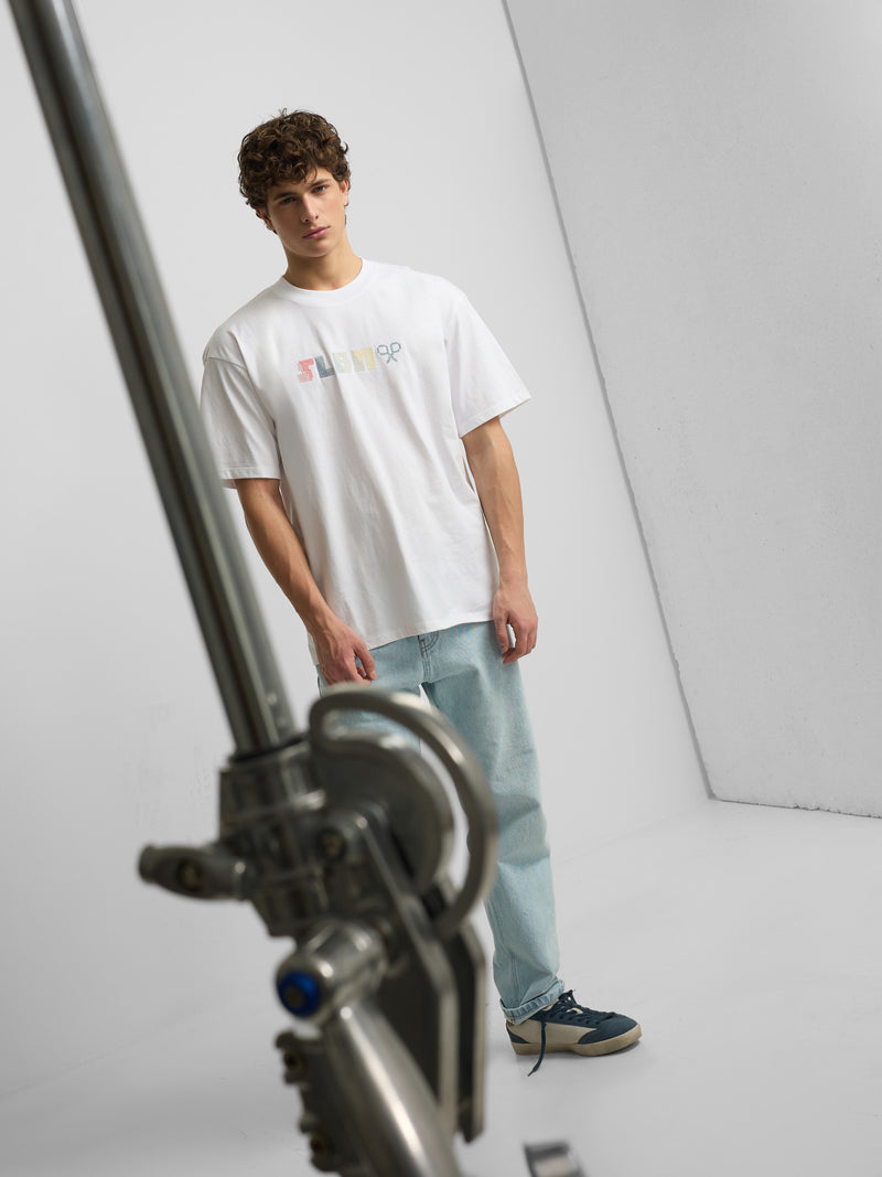Camisola relaxed fit slbn cross branco