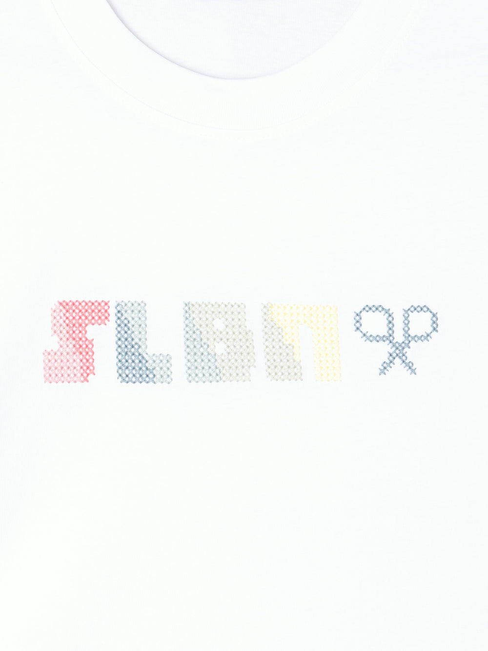 T-shirt relaxed fit slbn cross branco